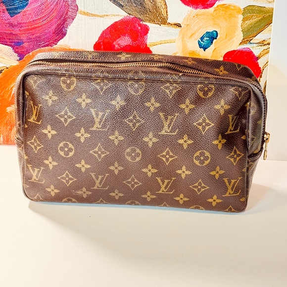 Louis Vuitton Other - Louis Vuitton Brown and Gold Monogram Toiletry bag